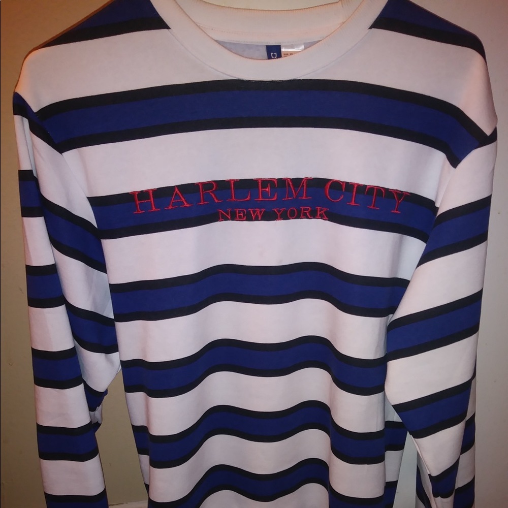 Harlem Stripped Sweater sz S